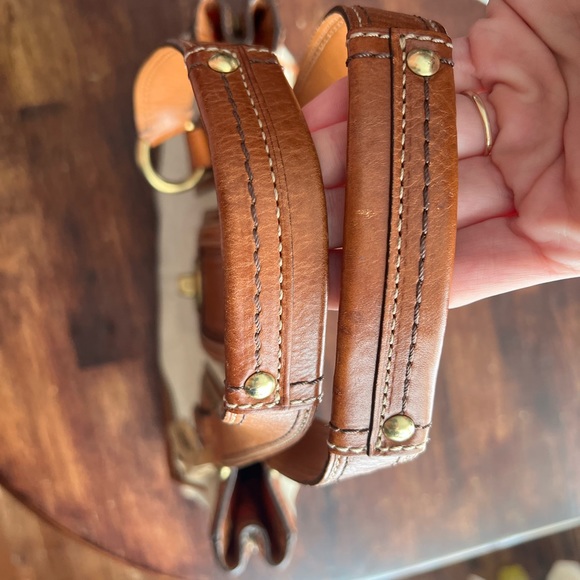 Coach Hampton’s Signature Stitched Carryall Flap Satchel - Picture 6 of 10